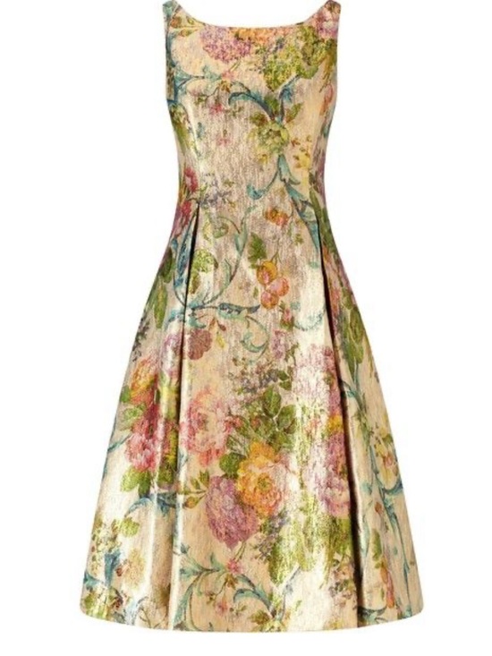 Adrianna Papell Dresses & Skirts - Adrianna Papell yellow floral mini dress, like new, size 12